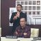 Ketua KPU RI Hasyim Asy'ari saat konferensi pers di Kantor KPU RI, Jakarta, Jumat (23/2/2024). (Narda Margaretha Sinambela)