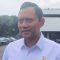 Ketua Umum Partai Demokrat sekaligus Menteri ATR/BPN Agus Harimurti Yudhoyono memberikan keterangan kepada wartawan di Istana Kepresidenan Jakarta, Selasa (27/2/2024). (Mentari Dwi Gayati)
