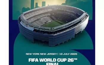 Arsip foto - Presiden FIFA Gianni Infantino umumkan News Yok jadi lokasi final Piala Dunia 2026. (FIFA/Handout melalui Reuters).