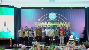 Ini Komitmen 3 Capres usai Tandatangani Piagam Kebebasan Pers