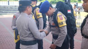 Ribuan Anggota Gabungan Polres Sukabumi dan TNI Siap Amankan Pemilu 2024