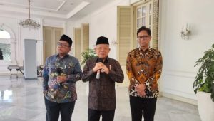 Wapres Ma’ruf Mencoblos di TPS Cimanggis Depok