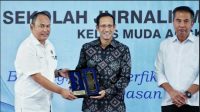 Mendikbudristek Hadiri Pembukaan Sekolah Jurnalistik Indonesia di Bandung, Nadiem: Jurnalis Harus Berpikiran Kritis, Tapi…
