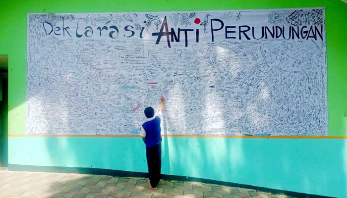 SMPN 13 Kota Sukabumi Deklarasi Anti Perundungan