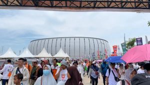 Massa Pendukung AMIN Mulai Meninggalkan Kawasan JIS