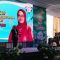 Ketua KPU Jawa Barat Ummi Wahyuni memberikan keterangan di Lapas Perempuan Bandung. (Ricky Prayoga).