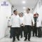 Presiden Joko Widodo (kanan) didampingi Menteri Pertahanan Prabowo Subianto (kiri) meninjau fasilitas rumah sakit saat peresmian Rumah Sakit Pusat Pertahanan Negara (RSPPN) Panglima Besar Soedirman di Jakarta, Senin (19/2/2024). (Hafidz Mubarak)