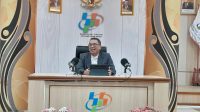 Kepala Badan Pusat Statistik (BPS) Jawa Barat Marsudijono memberikan keterangan di Kantor BPS Jabar, Bandung, Jumat (1/3/2024). (Dokumentasi Pribadi)
