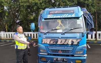 Bripka Ilham Yuniawan, anggota Polantas dari Sat Lantas Polres Sukabumi