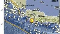 Sore ini wilayah Sukabumi kembali digoyang gempa berkekuatan 4,7 Magnitudo, Sabtu (02/03/2024).
