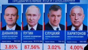 Vladimir Putin Menang Telak di Pilpres Rusia