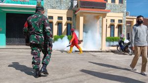 Cegah DBD, Desa Gunungguruh Sukabumi di Fogging Petugas