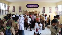 WIRAUSAHA: Pasar Rasa Mandasi ini merupakan project MAN 2 Kota Sukabumi dalam menyiapkan lulusan yang berdaya saing dan unggul.(widi/radarsukabumi)