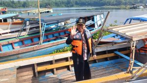 Abdul Muiz Tinjau Dermaga Labuh Waduk Jangari Cianjur