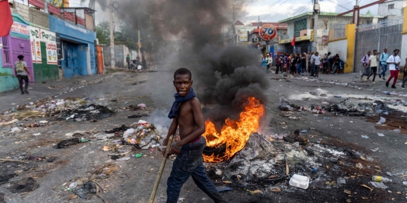 Gambar yang diambil menunjukkan kekacauan di ibu kota Haiti/Net