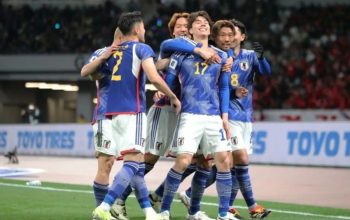 Jepang menang tipis 1-0 saat jamu Korea Utara dalam pertandingan Kualifikasi Piala Dunia 2026 di Japan National Stadium pada Kamis (21/3/2024).