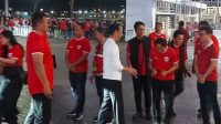 Presiden Joko Widodo (Jokowi) tiba di Stadion Utama Gelora Bung Karno Jakarta, Kamis (21/3/2024) malam.
