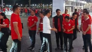 Penampakan Jokowi dan Menteri Ceria Saat Saksikan Timnas Indonesia Kalahkan Vietnam