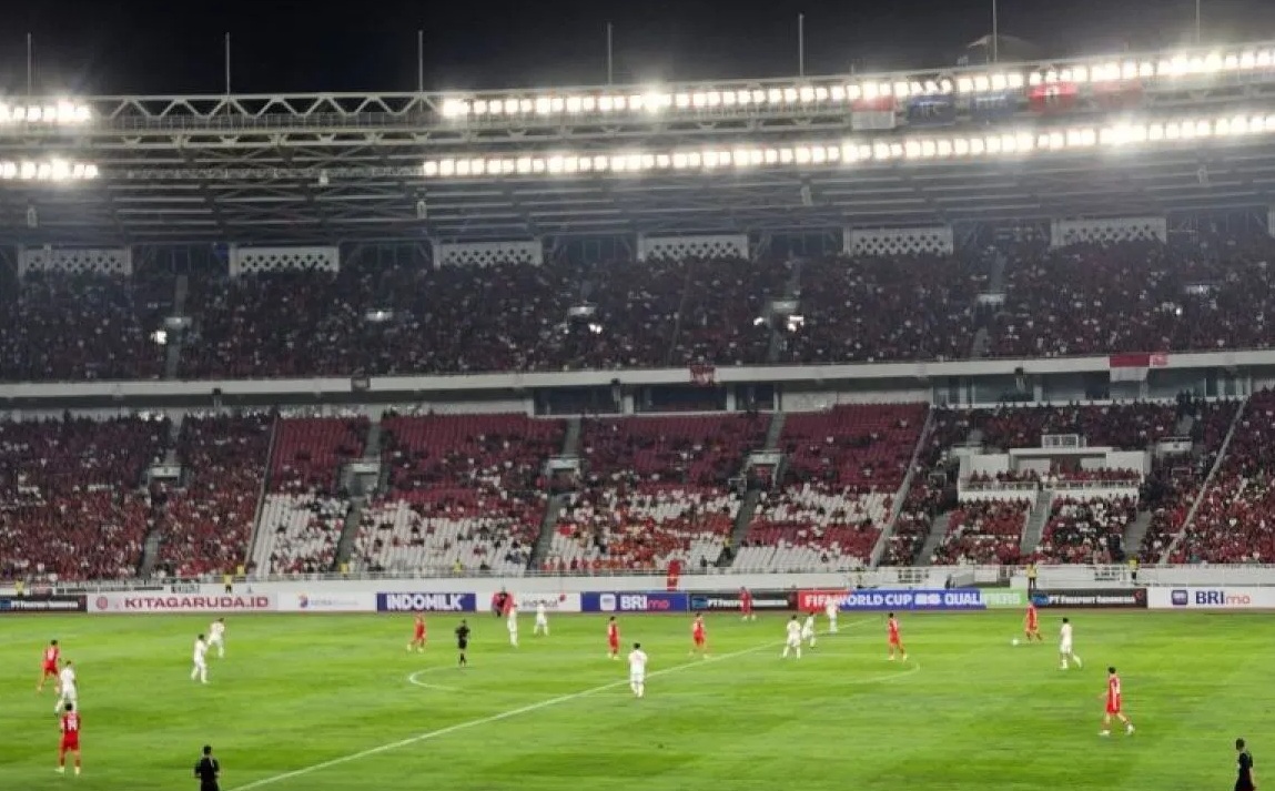 Laga antara timnas Indonesia melawan Vietnam dalam lanjutan laga kualifikasi Piala Dunia 2026 zona Asia putaran kedua Grup F di Stadion Utama Gelora Bung Karno (SUGBK), Jakarta, Kamis (21/3/2024).