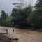Lokasi seorang nenek yang dilaporkan hanyut di aliran Sungai Cibadak Kecamatan Tanjungsari, Kabupaten Bogor pada Kamis (14/3/2024).