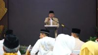 Ketua Dewan Perwakilan Rakyat Daerah (DPRD) Jawa Barat Taufik Hidayat memberikan keterangan di Gedung DPRD Jabar, Senin (25/3/2024). (DPRD Jawa Barat)