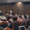 Kuasa hukum KPU RI Hifdzil Alim berbicara dalam persidangan pemeriksaan dengan agenda penyampaian jawaban termohon untuk perkara Perselisihan Hasil Pemilihan Umum (PHPU) Pilpres 2024 di Mahkamah Konstitusi, Jakarta, Kamis (27/3/2024).