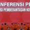 Komisi Pemberantasan Korupsi (KPK) hadirkan 15 orang tersangka kasus dugaan pungli di Rutan KPK dalam konferensi pers di Gendung Juang KPK, Jakarta Selatan, Jumat (15/3/2024). (Fianda Sjofjan Rassat)