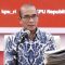 Ketua KPU RI Hasyim Asy'ari dalam rapat pleno rekapitulasi hasil penghitungan perolehan suara pemilu 2024 tingkat nasional di Kantor KPU RI, Jakarta, Selasa (19/3/2024). (Narda Margaretha Sinambela)