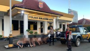 9 Anggota Genk Bermotor di Sukabumi Ditangkap