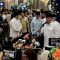 Calon presiden terpilih Prabowo Subianto (dua kanan) memberi pernyataan kepada wartawan selepas acara buka puasa bersama kader-kader PAN di Kantor DPP PAN, Jakarta, Kamis (21/3/2024) malam. 