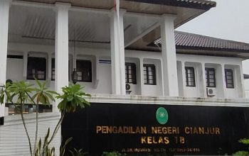Kantor Pengadilan Negeri Cianjur, Jawa Barat.(Ahmad Fikri)