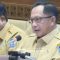 Tangkapan layar Menteri Dalam Negeri (Mendagri) Tito Karnavian saat rapat kerja (raker) bersama Komisi II DPR RI dan penyelenggara pemilu di Gedung DPR RI, Jakarta, Senin (25/3/2024). (Melalusa Susthira K)