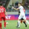 Bek timnas Indonesia Jay Idzes berselebrasi seusai mencetak satu gol dalam kemenangan 3-0 Indonesia atas Vietnam dalam lanjutan kualifikasi Piala Dunia 2026 zona Asia putaran kedua Grup F di Stadion My Dinh, Hanoi, Selasa (26/3/2024). (PSSI)