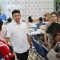 Ketua KPU Kota Sukabumi, Imam Sutrisno tengah memeriksa kertas suara beberapa waktu lalu.