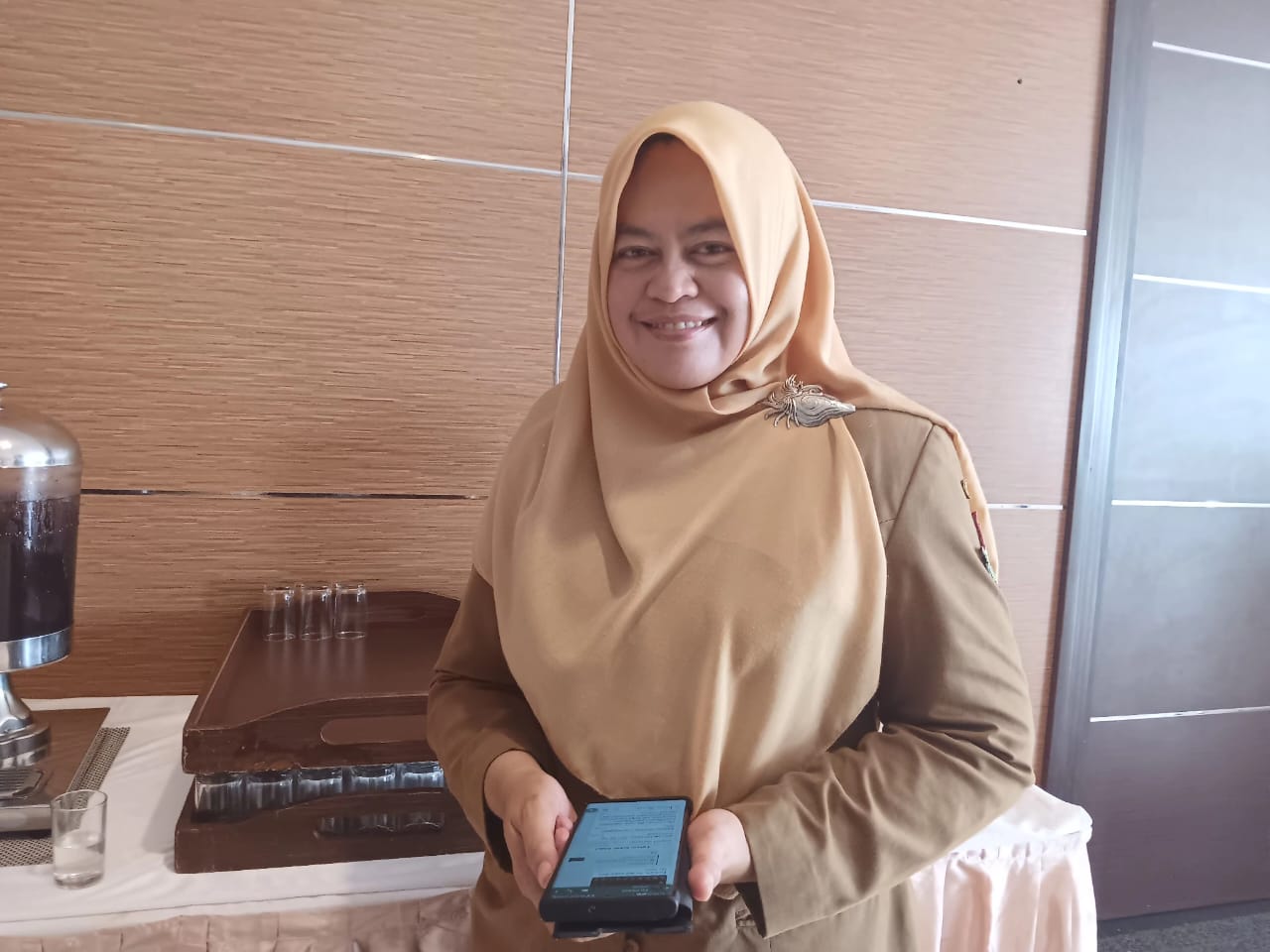 DIWAWANCARA: Kabid Pencegahan dan Pengendalian Penyakit (P2P) Dinkes Kota Sukabumi, Drg Wita Darmawanti saat diwawancara Radar Sukabumi, belum lama ini.