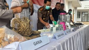 Kejari Kabupaten Sukabumi Musnahkan BB dari 134 Perkara