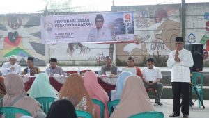 Abdul Muiz Sebarluaskan Perda Pengelolaan Kualitas Air dan Pengendalian Pencemaran Air di Parungkuda