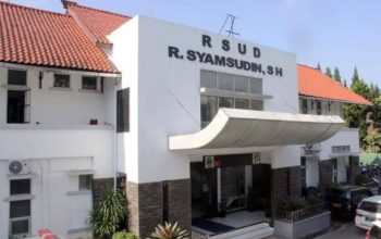 LENGGANG: Kondisi RSUD R Syamsudin SH saat keadaan lenggang, Selasa (16/4).(FT: DOK/RADARSUKABUMI)