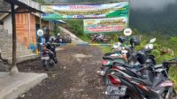 Pos ojek di objek wisata Gunung Galunggung di Kabupaten Tasikmalaya/Ist