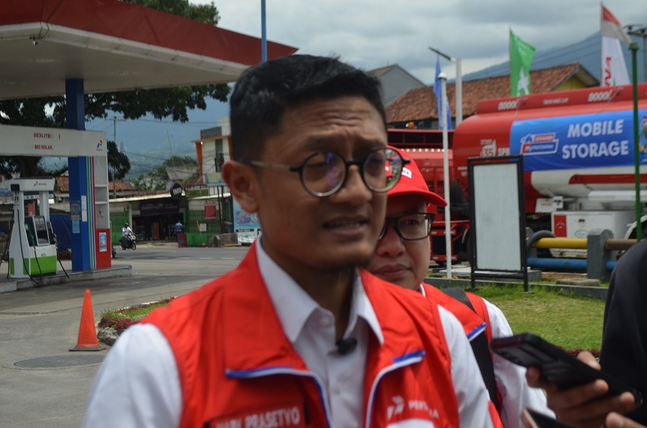 Sales Branch Manager (SBM) PT Pertamina (Persero) Mor lll Sukabumi, Hary Prasetyo mengatakan antisipasi lonjakan pemudik, menekankan setiap petugas yang ada di SPBU standby 24 jam