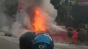Kebakaran Angkot Kota Sukabumi