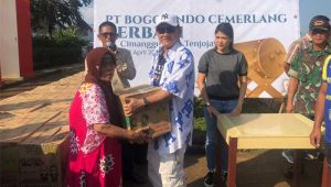 Jelang Lebaran Idul Fitri 1445, PT Bogorindo Bagikan Ratusan Paket Sembako