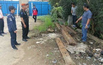 Pencurian Rel Kereta apiSukabumi