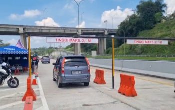 Hari ini Tol Bocimi Seksi II Cigombong-Cibadak dibuka secara Fungsional, pada Kamis (11/04/2024).