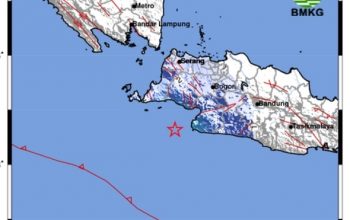 Gempa bumi dilaporkan mengguncang wilayah Sukabumi Selasa (16/04) 2024 pukul 10:18:22 WIB,
