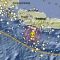 Gempa bumi dilaporkan mengguncang wilayah Sukabumi, Sabtu Malam (27/04/2024)
