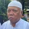 Menteri Pekerjaan Umum dan Perumahan Rakyat (PUPR) Basuki Hadimuljono ditemui usai melakukan salat Ied di Masjid As Salam Kementerian PUPR, Jakarta, Rabu (10/4/2024). (Maria Cicilia Galuh)