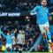Manchester City, Bernardo Silva melompat merayakan gol ke gawang Newcastle United di babak perempat final besar di Stadion Etihad pada Minggu dini hari WIB (17/3/2024). Manchester City melaju ke semifinal Piala FA musim 2023/24 usai mengalahkan Newcastle United 2-0. (mancity.com)