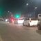 Kondisi arus lalu lintas di sekitar exit Tol Parungkuda, Kecamatan Parungkuda, Kabupaten Sukabumi, Jabar pada Minggu (31/3/2024) sekitar pukul 23.30 WIB.