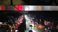Situasi lalu lintas di Pasteur, Kota Bandung, saat periode arus balik Lebaran 2024. (Ricky Prayoga)